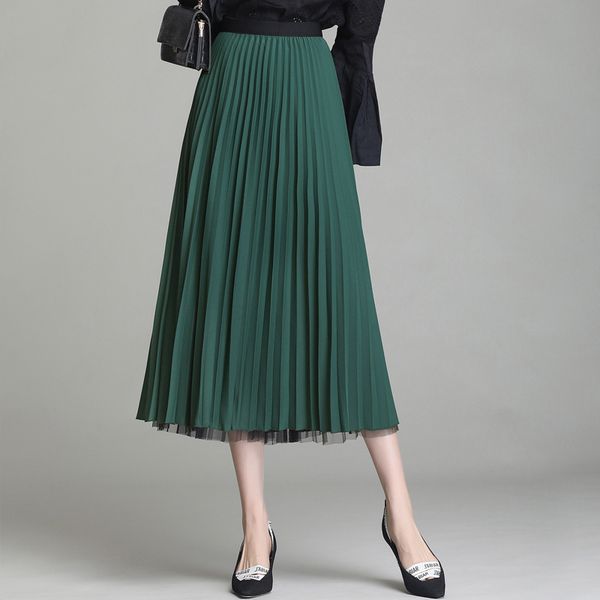 sherhure 2020 spring long pleated skirts high waist elegant two way wear faldas jupe femme women beige skirt saia, Black
sherhure 2020 spring long pleated skirts high waist elegant two way wear faldas jupe femme women beige skirt saia, Black