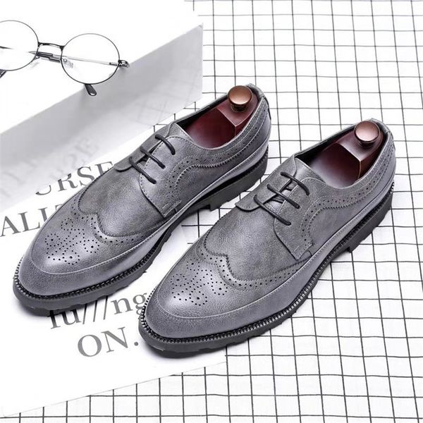 Мужские деловые туфли модные корейские повседневные туфли мужские черные британ
Мужские деловые туфли модные корейские повседневные туфли мужские черные британ
