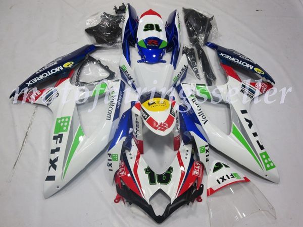 new abs plastic fairings kit fit for suzuki gsxr600 gsxr750 gsx-r600 r750 k8 2008 2009 2010 injection mold multicolor
new abs plastic fairings kit fit for suzuki gsxr600 gsxr750 gsx-r600 r750 k8 2008 2009 2010 injection mold multicolor