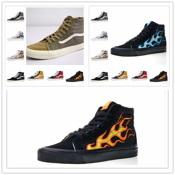 2018 SK8-Hi Classic Old Skool White Black zapatillas de deporte Women Men High-top Low Canvas Casual Skate Shoes E20155
2018 SK8-Hi Classic Old Skool White Black zapatillas de deporte Women Men High-top Low Canvas Casual Skate Shoes E20155