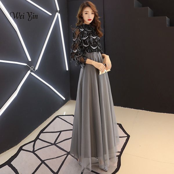 weiyin black muslim evening dresses a-line 3/4 sleeves floor length sequined dubai saudi arabic long elegant evening gown wy1143, White;black
weiyin black muslim evening dresses a-line 3/4 sleeves floor length sequined dubai saudi arabic long elegant evening gown wy1143, White;black