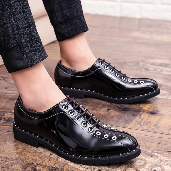 outdoor comfortable men's brand leather formal shoes lace up dress shoes oxfords fashion retro elegant work footwear, Black
outdoor comfortable men's brand leather formal shoes lace up dress shoes oxfords fashion retro elegant work footwear, Black
