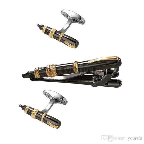 yoursfs fountain pen cufflinks tie clip set for men author cufflinks vintage father's day present writer cufflinks, Silver;golden
yoursfs fountain pen cufflinks tie clip set for men author cufflinks vintage father's day present writer cufflinks, Silver;golden