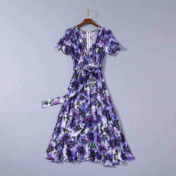 sale summer ins wholesale runway new hign-end v-neck short sleeves panelled print floral zipper sashes dresses, White;black
sale summer ins wholesale runway new hign-end v-neck short sleeves panelled print floral zipper sashes dresses, White;black