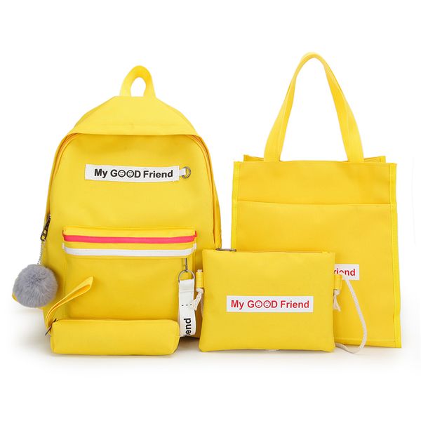 4 pieces set school bag for teenage girls cute school backpacks set casual travel backpacks new women canvas female
4 pieces set school bag for teenage girls cute school backpacks set casual travel backpacks new women canvas female
