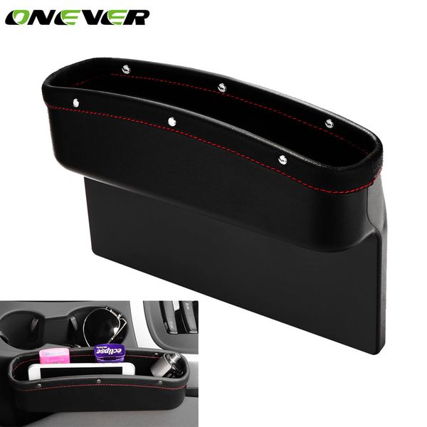 onever auto car seat gap leather crevice storage box pocket catcher organizer container for phone card cigarette glasses storage 
onever auto car seat gap leather crevice storage box pocket catcher organizer container for phone card cigarette glasses storage