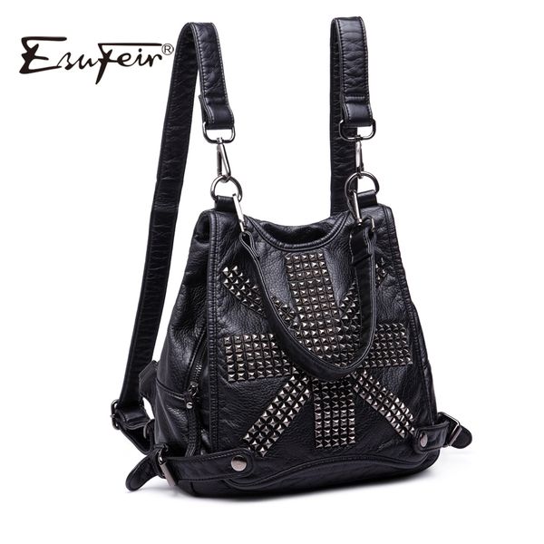 esufeir brand soft washed leather women backpack fashion rivet design quality pu girl backpacks school bag casual daily backpack cj191212
esufeir brand soft washed leather women backpack fashion rivet design quality pu girl backpacks school bag casual daily backpack cj191212