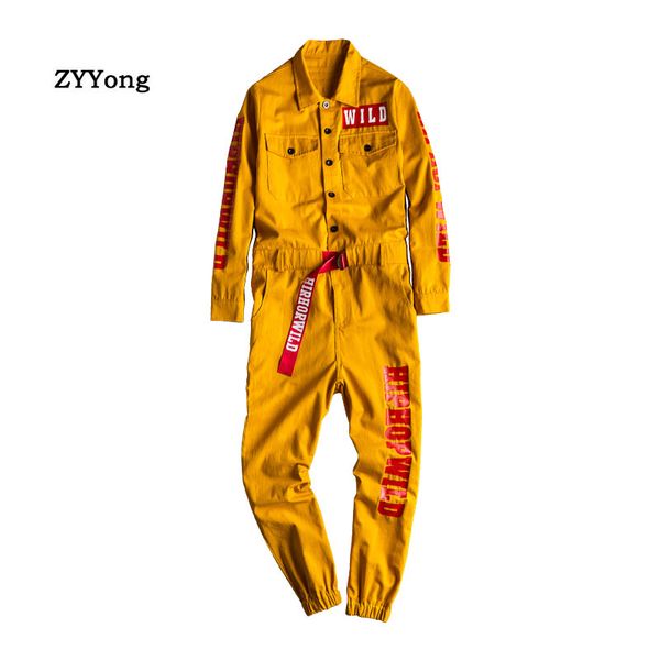 men's jumpsuit letter print beam feet jogging cargo pants multi pocket hip hop workwear yellow loose overalls freight trousers, Black
men's jumpsuit letter print beam feet jogging cargo pants multi pocket hip hop workwear yellow loose overalls freight trousers, Black