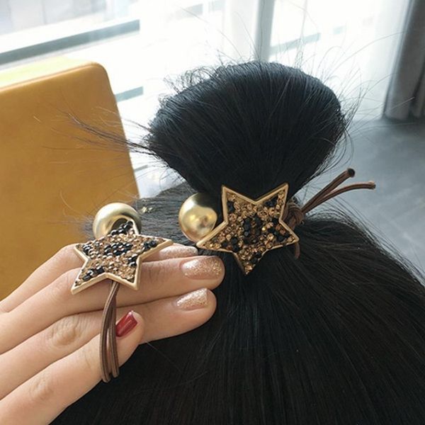 olaru fashion trendy crystal star simulated pearl headband woman rope hair ring hairwear elegant korean design jewelry new, Golden;white
olaru fashion trendy crystal star simulated pearl headband woman rope hair ring hairwear elegant korean design jewelry new, Golden;white