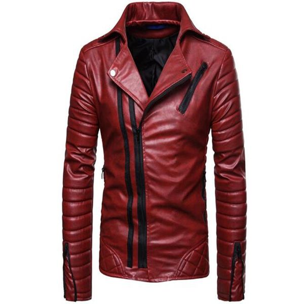 new 2019 men's fashion pressed cotton windproof leather jacket jacket m-4xl cable-drawn men's coat, Black
new 2019 men's fashion pressed cotton windproof leather jacket jacket m-4xl cable-drawn men's coat, Black