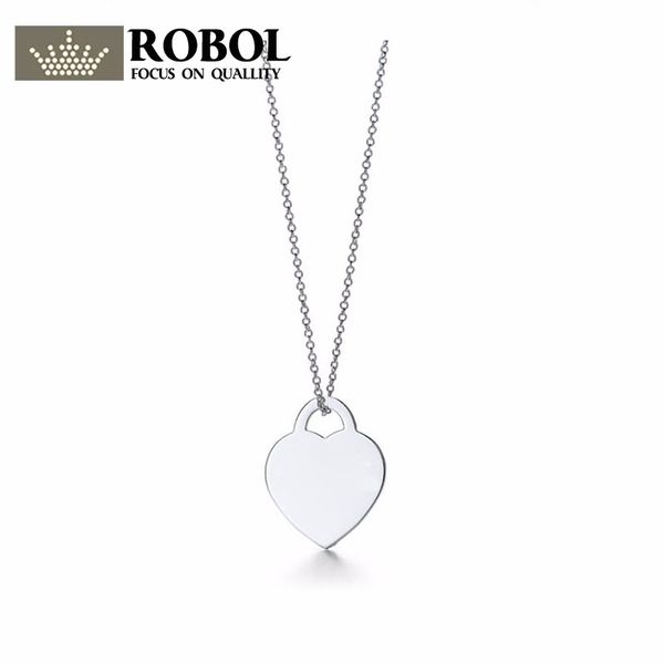 robol 100% sterling silver personalized romantic pendant heart lock female necklace elegant clavicle chain
robol 100% sterling silver personalized romantic pendant heart lock female necklace elegant clavicle chain