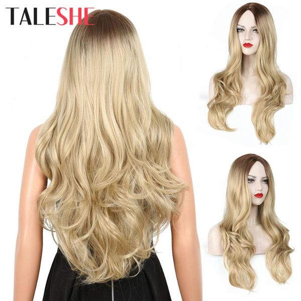 long ombre brown blonde wavy wigs middle part synthetic wigs for white black women cosplay wig fake hair party natural
long ombre brown blonde wavy wigs middle part synthetic wigs for white black women cosplay wig fake hair party natural