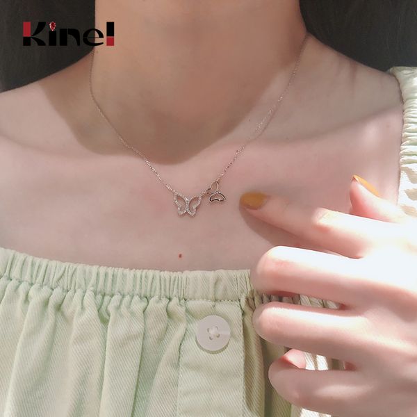 kinel butterfly silver pendant necklace 925 sterling silver choker statement necklace korean women 925 jewelry
kinel butterfly silver pendant necklace 925 sterling silver choker statement necklace korean women 925 jewelry