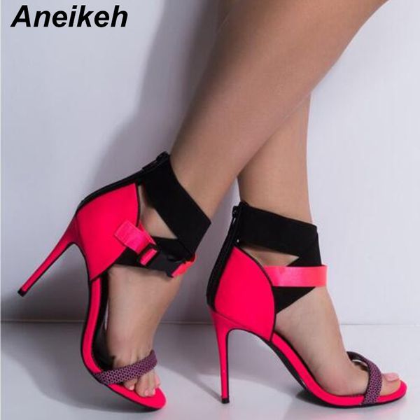 aneikeh summer fashion women open toe stiletto heel gladiator sandals one strap ankle bands strap cross high heel sandals pumps, Black
aneikeh summer fashion women open toe stiletto heel gladiator sandals one strap ankle bands strap cross high heel sandals pumps, Black