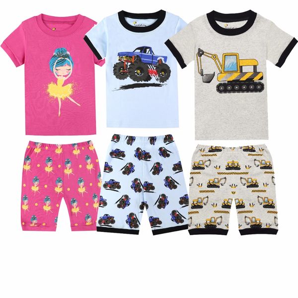 Cotton Children Short Sleeve Pajamas Kids Ballet Rockets Unicorn Fire Truck Sleepwear Baby Nightwear Pyjamas Boys Girls Pajamas
Cotton Children Short Sleeve Pajamas Kids Ballet Rockets Unicorn Fire Truck Sleepwear Baby Nightwear Pyjamas Boys Girls Pajamas