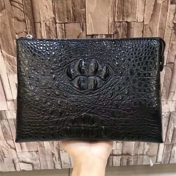 authentic exotic crocodile scales skin businessmen clutch purse large card holders genuine alligator leather male wristlets bag
authentic exotic crocodile scales skin businessmen clutch purse large card holders genuine alligator leather male wristlets bag