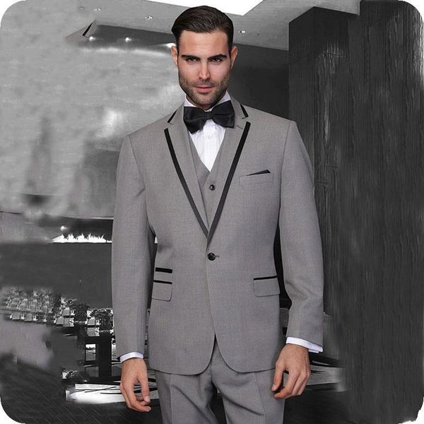 handsome one button grey groom tuxedos notch lapel men suits 3 pieces wedding/prom/dinner blazer (jacket+pants+vest+tie) w626, Black;gray
handsome one button grey groom tuxedos notch lapel men suits 3 pieces wedding/prom/dinner blazer (jacket+pants+vest+tie) w626, Black;gray