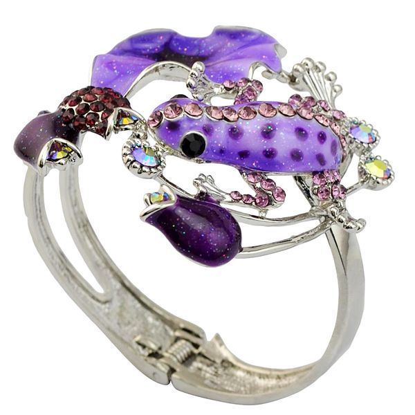 fashion charm alloy rhinestone frog cuff bracelet women lady party accessory, Golden;silver
fashion charm alloy rhinestone frog cuff bracelet women lady party accessory, Golden;silver