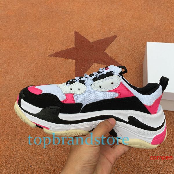 2019 multi luxury triple s designer old dad fashion sneaker combination platform soles mens womens casual shoes size 36-45
2019 multi luxury triple s designer old dad fashion sneaker combination platform soles mens womens casual shoes size 36-45