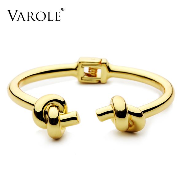 varole trendy both sides knot twice cuff bracelet gold color metal bangle stainless steel bangles bracelets for women bracelets, Black
varole trendy both sides knot twice cuff bracelet gold color metal bangle stainless steel bangles bracelets for women bracelets, Black