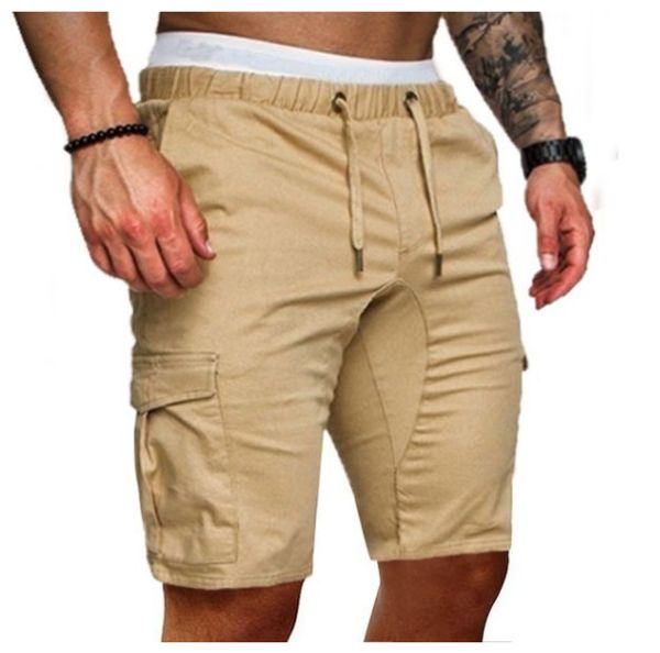 shorts men summer new men's casual fashion lanyard elastic sports men's five-minute pants, White;black
shorts men summer new men's casual fashion lanyard elastic sports men's five-minute pants, White;black