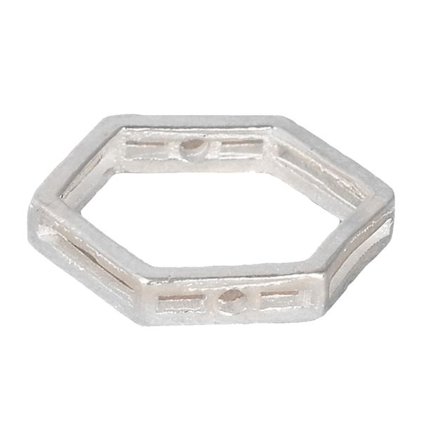 рама ювелирные изделия стерлингового серебра 925 с шестигранной / hexagram бисера 
рама ювелирные изделия стерлингового серебра 925 с шестигранной / hexagram бисера