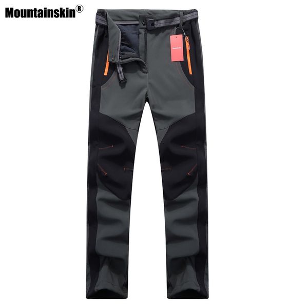 men's pants mountainskin 5xl autumn winter waterproof casual breathable jogger trousers warm fleece softshell women's pant sa425, Black
men's pants mountainskin 5xl autumn winter waterproof casual breathable jogger trousers warm fleece softshell women's pant sa425, Black