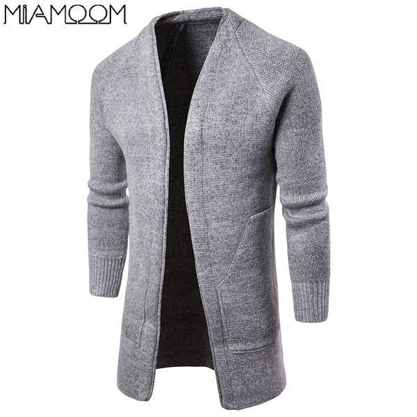 men coat winter men's casual cardigan trench coat with large pocket and simple knit color, Black
men coat winter men's casual cardigan trench coat with large pocket and simple knit color, Black