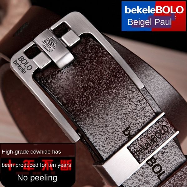 leather 2020 cowhide pin buckle men's leather 2020 cowhide men's belt pin buckle belt, Black;brown
leather 2020 cowhide pin buckle men's leather 2020 cowhide men's belt pin buckle belt, Black;brown