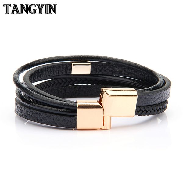 tangyin trendy geunine leather bracelet men stainless steel multilayer braided leather bracelets&bangles for men jewelry gift, Golden;silver
tangyin trendy geunine leather bracelet men stainless steel multilayer braided leather bracelets&bangles for men jewelry gift, Golden;silver