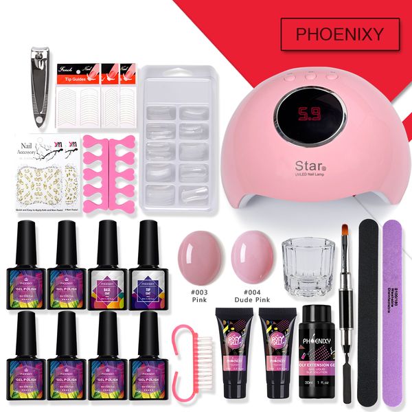 full manicure set 36w led lamp for nail gel polish set 8ml nail polish poly gel builder for manicure extension kit
full manicure set 36w led lamp for nail gel polish set 8ml nail polish poly gel builder for manicure extension kit
