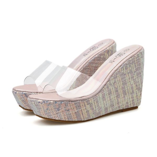 shoes woman 2020 slippers heels low jelly slides platform slipers women on a wedge high summer transparent new rome fabric, Black
shoes woman 2020 slippers heels low jelly slides platform slipers women on a wedge high summer transparent new rome fabric, Black