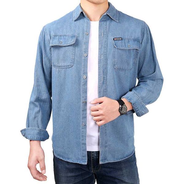 men denim shirts long sleeve mens denim shirts jeans spring and autumn cotton thin, White;black
men denim shirts long sleeve mens denim shirts jeans spring and autumn cotton thin, White;black