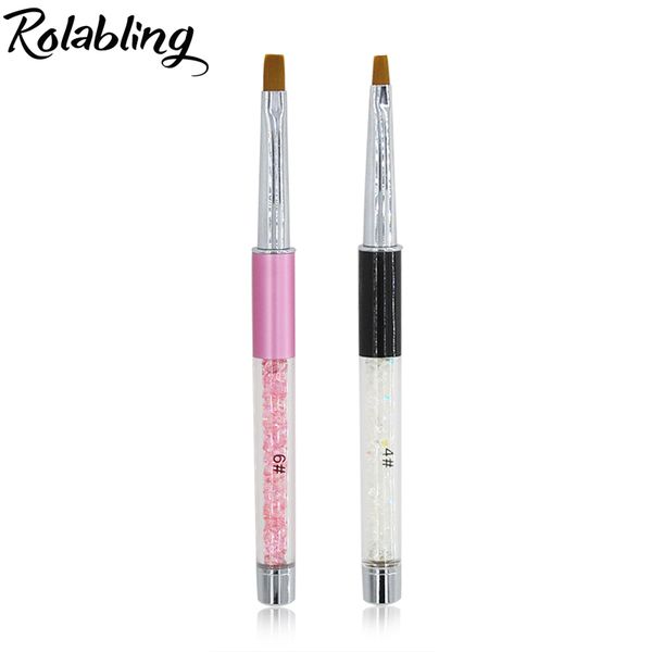 rolabling 1pc size 4# 6# nail art acrylic brush uv gel handle pen nail brushes poly extension gel polish brush painting tools, Yellow
rolabling 1pc size 4# 6# nail art acrylic brush uv gel handle pen nail brushes poly extension gel polish brush painting tools, Yellow
