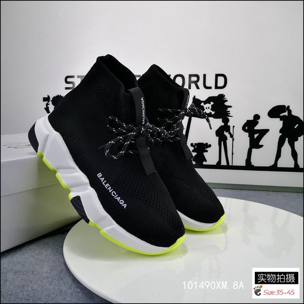 fashion sock shoe speed trainer pairs lace up casual shoes sneakers speed trainer socks race black shoes men women shoes 36-45
fashion sock shoe speed trainer pairs lace up casual shoes sneakers speed trainer socks race black shoes men women shoes 36-45
