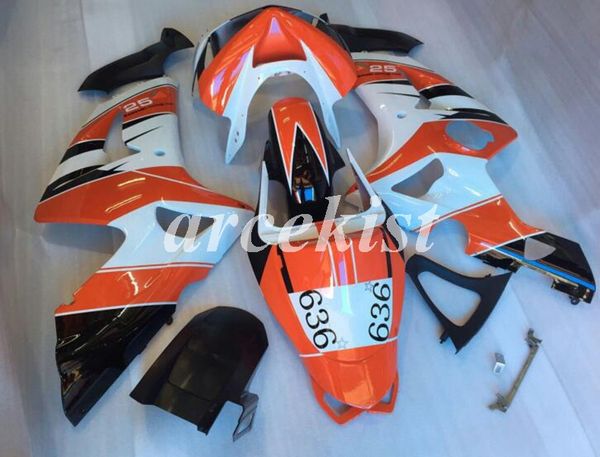 4 gifts new abs motorcycle fairings set fit for kawasaki ninja zx-6r zx6r 2003 2004 03 04 636 bodywork set custom orange white
4 gifts new abs motorcycle fairings set fit for kawasaki ninja zx-6r zx6r 2003 2004 03 04 636 bodywork set custom orange white
