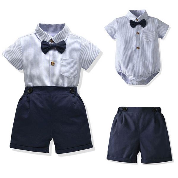 ins summer baby boys suits newborn outfits short sleeve rompers+shorts 2pcs/set baby boy clothes baby infant boy designer clothes b630, White
ins summer baby boys suits newborn outfits short sleeve rompers+shorts 2pcs/set baby boy clothes baby infant boy designer clothes b630, White