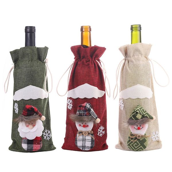 christmas linen wine bottle bag cover bag christmas decoration for home santa claus snowman gift holders xmas navidad decor
christmas linen wine bottle bag cover bag christmas decoration for home santa claus snowman gift holders xmas navidad decor