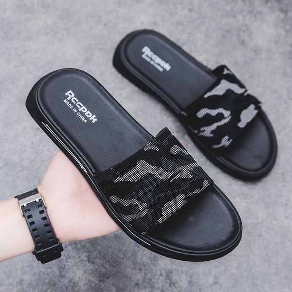 men's shoes sandals and slippers new summer indoor fashion tide brand flip flops wear non-slip personalized outdoor beach shoes, Black
men's shoes sandals and slippers new summer indoor fashion tide brand flip flops wear non-slip personalized outdoor beach shoes, Black