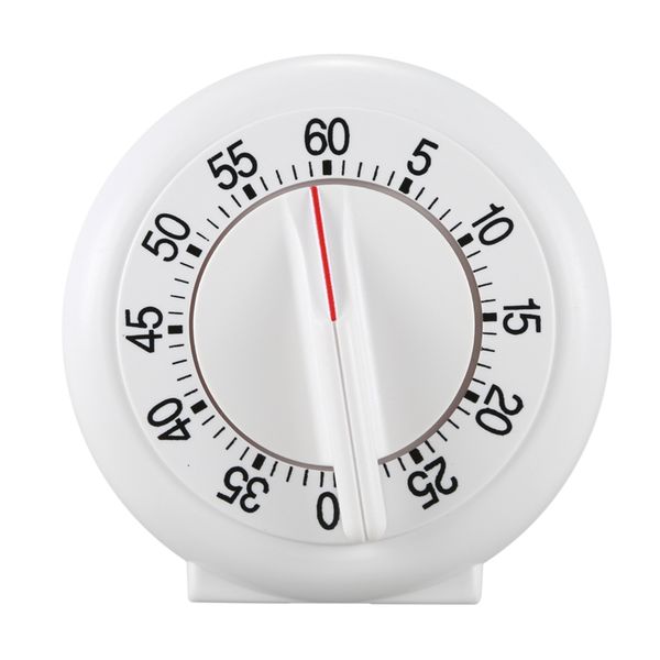 60 minute mechanical wind-up timer - white