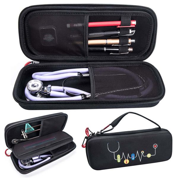 hard eva portable stethoscope carrying case storage box shell mesh pockets for 3m littmann iii stethoscope medical organizer bag
hard eva portable stethoscope carrying case storage box shell mesh pockets for 3m littmann iii stethoscope medical organizer bag
