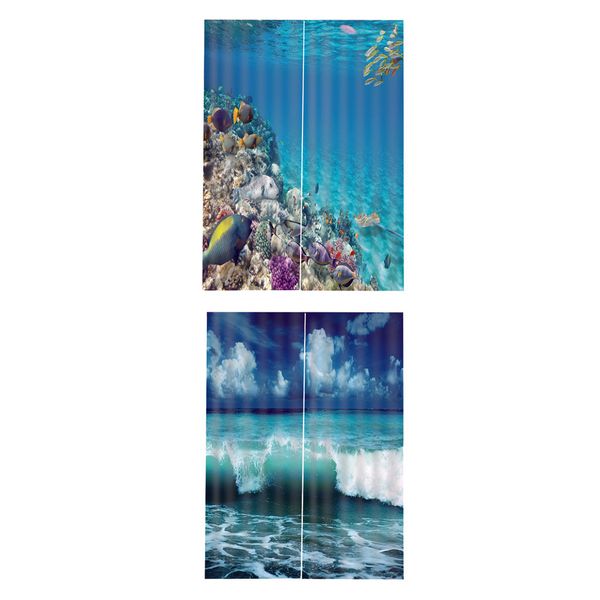2set 140x100cm 3d print blackout curtain drapes,mildew resistant waterproof polyester fabric~ocean theme
2set 140x100cm 3d print blackout curtain drapes,mildew resistant waterproof polyester fabric~ocean theme