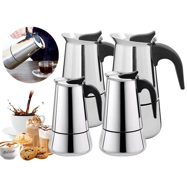 coffee makers italian moka espresso cafeteira expresso percolator 100/200/300/450 ml stovecoffee maker pot
coffee makers italian moka espresso cafeteira expresso percolator 100/200/300/450 ml stovecoffee maker pot