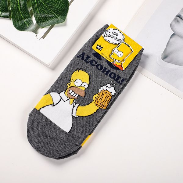 jhouson colorful classic cartoon funny ankle socks fashion men's cotton novelty summer invisible low cut casual socks for male, Black
jhouson colorful classic cartoon funny ankle socks fashion men's cotton novelty summer invisible low cut casual socks for male, Black