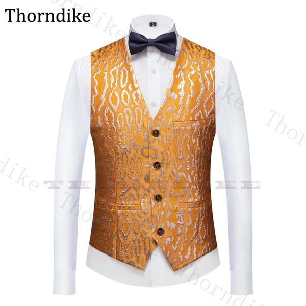 thorndike yellow leopard print suit vest men v-neck sleeveless single breasted wedding dress waistcoat slim fit party prom vests, Black;white
thorndike yellow leopard print suit vest men v-neck sleeveless single breasted wedding dress waistcoat slim fit party prom vests, Black;white