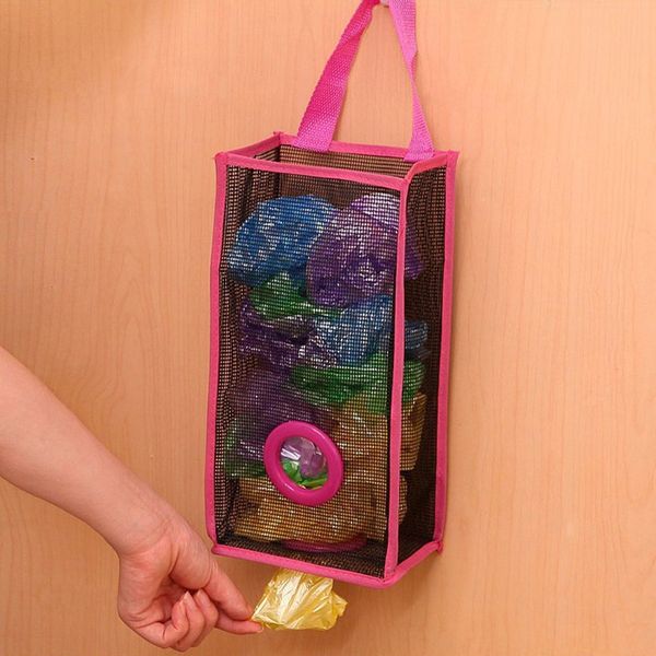 1 pc mesh hanging basket new breathable garbage bags storage basket foldable packing pouch shopping bag kitchen cleaning supply
1 pc mesh hanging basket new breathable garbage bags storage basket foldable packing pouch shopping bag kitchen cleaning supply