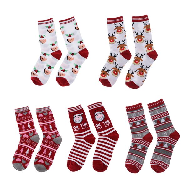 funny cartoon christmas printed crew socks cozy socks 5 pairs winter socks, Black;white
funny cartoon christmas printed crew socks cozy socks 5 pairs winter socks, Black;white