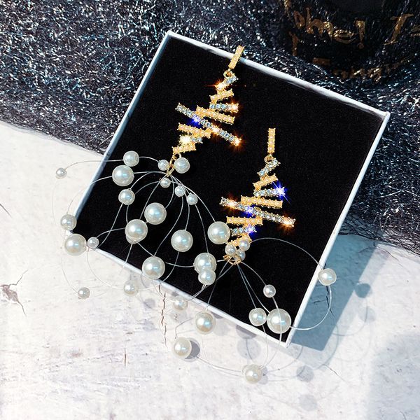drejew 2019 hyperbole irregular pearl statement earrings fashion 925 crystal drop earrings sets for women wedding jewelry, Silver
drejew 2019 hyperbole irregular pearl statement earrings fashion 925 crystal drop earrings sets for women wedding jewelry, Silver