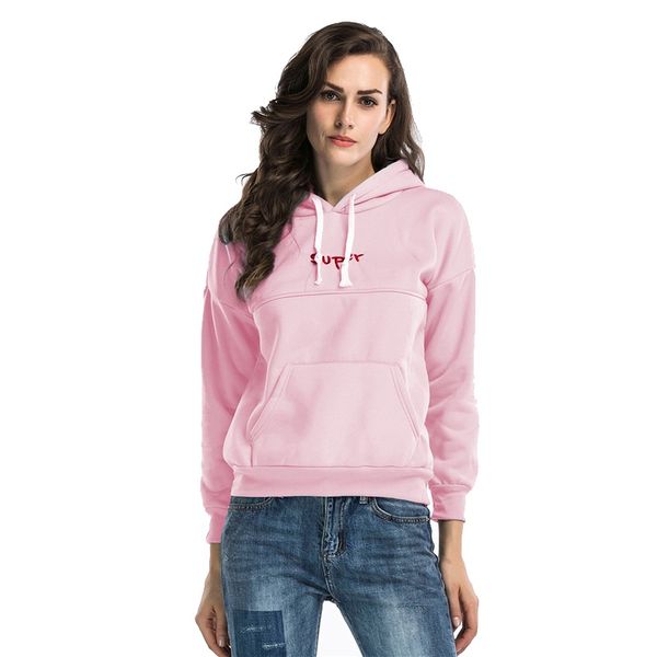 fashion drawstring female hoodies women letter embroidered hooded sweatshirt autumn winter pullover, Black
fashion drawstring female hoodies women letter embroidered hooded sweatshirt autumn winter pullover, Black