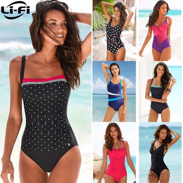 li-fi 2019 plus size one piece swimsuit women swimwear classic vintage bathing suits beachwear print swim wear monokini ~xxl, White;black
li-fi 2019 plus size one piece swimsuit women swimwear classic vintage bathing suits beachwear print swim wear monokini ~xxl, White;black
